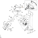 STIHL WA417640210 Schalthebel (Motorstop) RMA 4xx positie 27 technische tekening