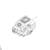 STIHL WB210111810 Vier-Takt-Motor EVC 205.0 (EVC205-0001) positie 1 technische tekening