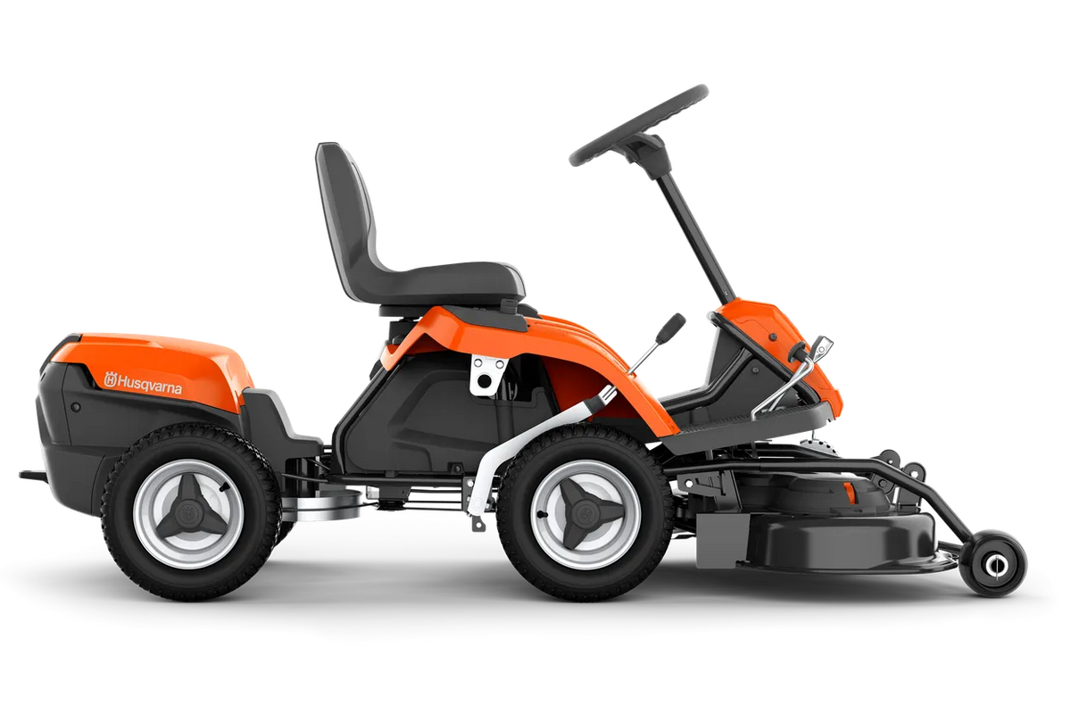 Husqvarna R 112iC Akku-Frontmäher (Rider) – inkl. Mähdeck, Akku & Ladegerät