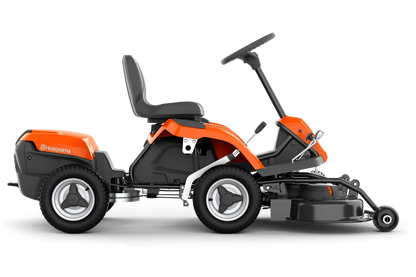 Husqvarna R 112iC Akku-Frontmäher (Rider) – inkl. Mähdeck, Akku & Ladegerät