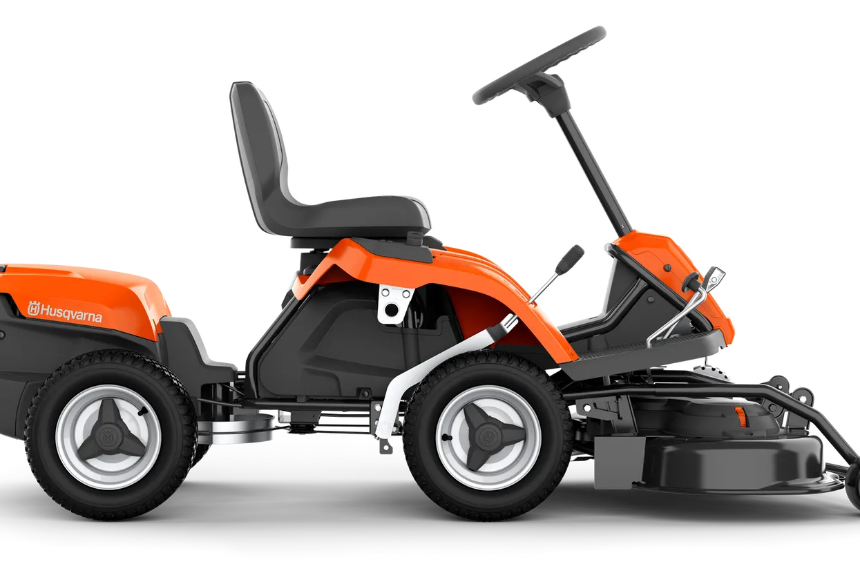 Husqvarna R 112iC Akku-Frontmäher (Rider) – inkl. Mähdeck, Akku & Ladegerät