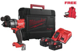 Milwaukee M18 FPD3-502X FUEL Schlagbohrmaschinen-Set