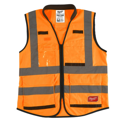 Milwaukee Premium High-Visibility Sicherheitsweste – Orange