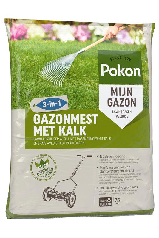 Pokon Rasendünger mit Kalk - 1 kg für 15 m²