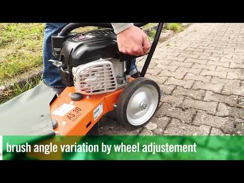 AS Benzin-Unkrautbürstenmaschine 30 Weedhex 140 Video