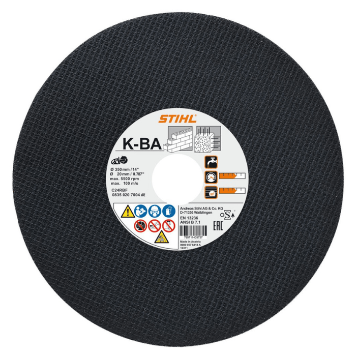 Stihl Kunstharz-Trennscheibe K-BA - 350 mm - Jetzt Stihl bei kaisers.jetzt