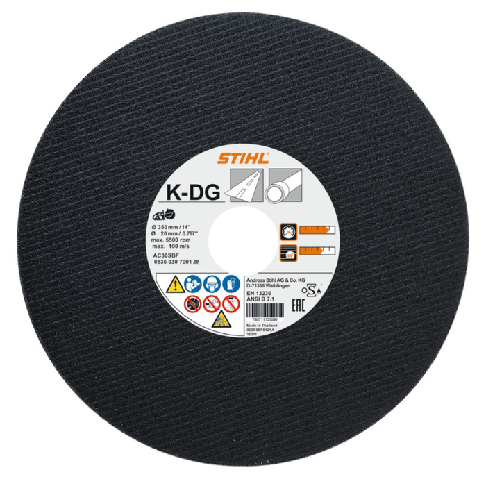 Stihl Kunstharz-Trennscheibe K-DG - 300 mm - Jetzt Stihl bei kaisers.jetzt