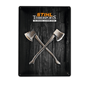 Stihl Blechschild Timbersports