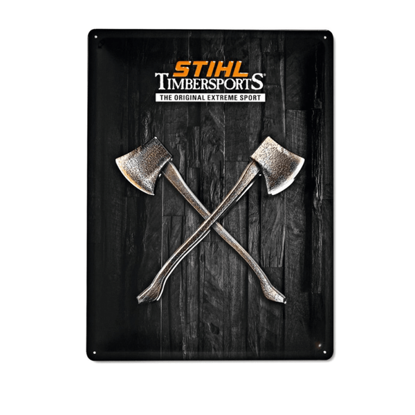 Stihl Blechschild Timbersports