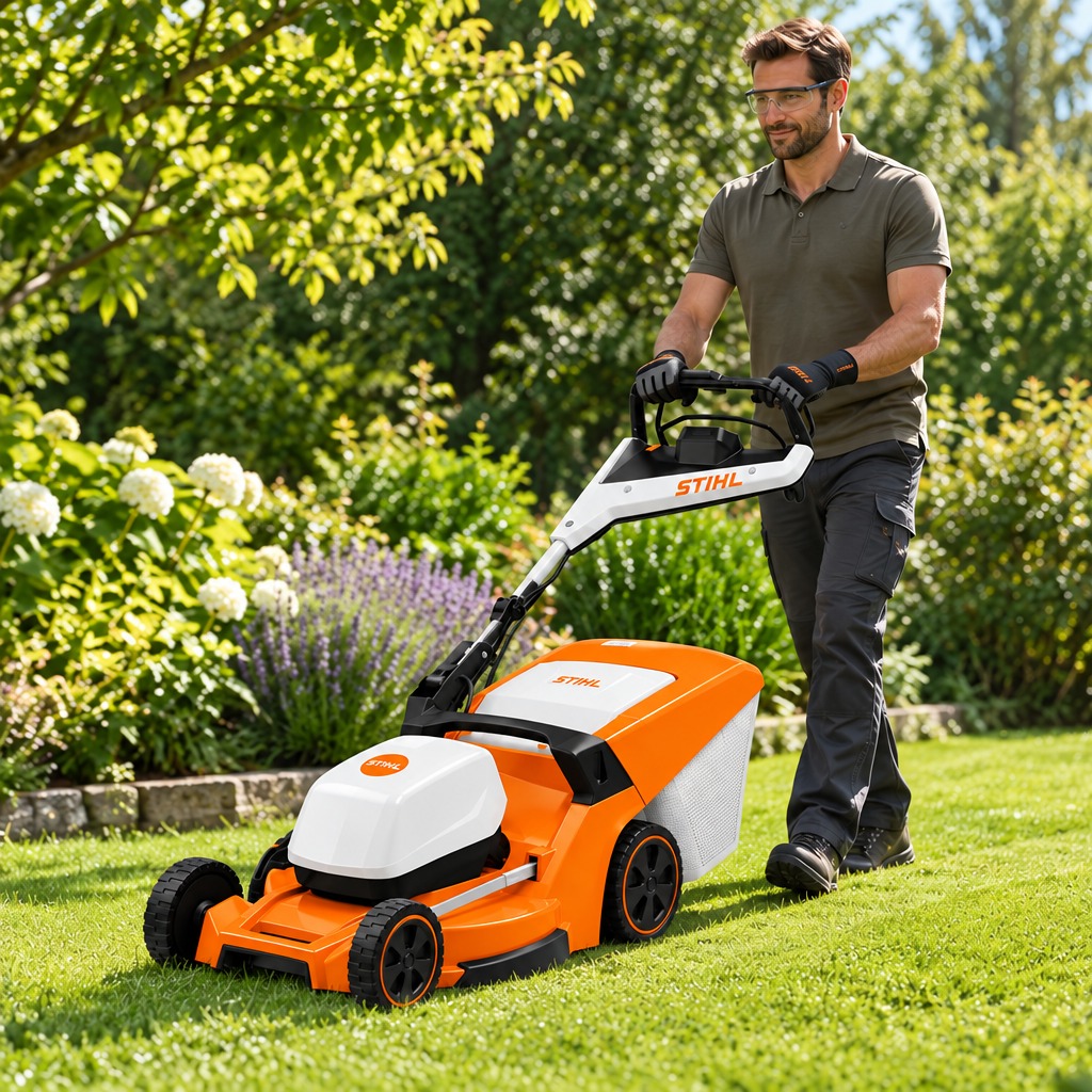 Stihl Akku-Rasenmäher RMA 453.3 PV mit Akku und Ladegerät