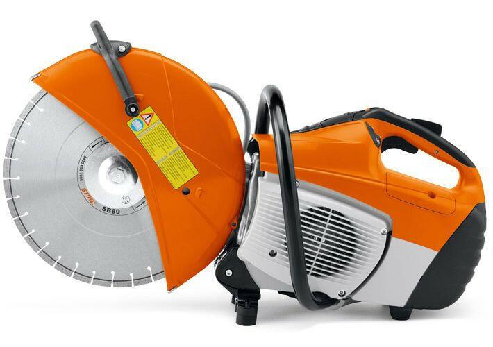 Stihl Benzin-Trennschleifer TS 500i + 1× AgroTech TURBO Diamant-Trennscheibe 350 mm (Set)