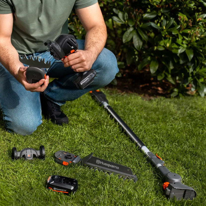 Husqvarna Aspire S20-P4A Strauch- & Grasscheren-Set - Messer 20 cm, 18 V Akku