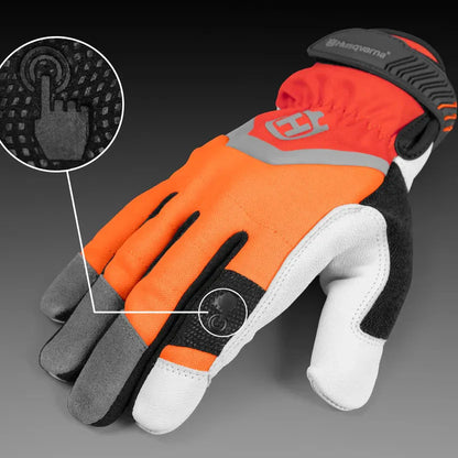 Husqvarna Technical Handschuhe mit Schnittschutz - Größe M